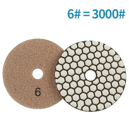 BAMILL 4 inch Diamond Dry Polishing Pad Sharp Flexible Sanding Disc For Granite Marble
BAMILL 4 inch Diamond Dry Polishing Pad Sharp Flexible Sanding Disc For Granite Marble