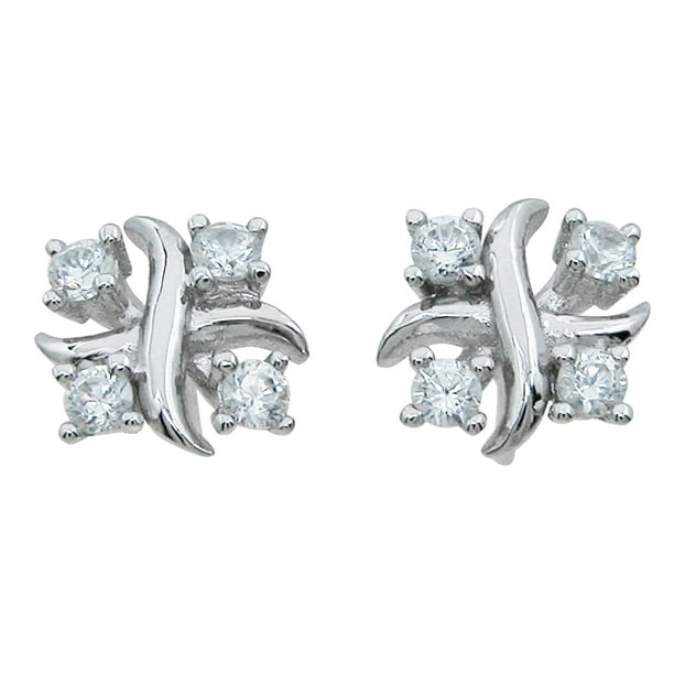 925 Sterling Silver Earring Studs Makes Unique Anniversary Gift For Her, Sterling Silver Stud Earrings