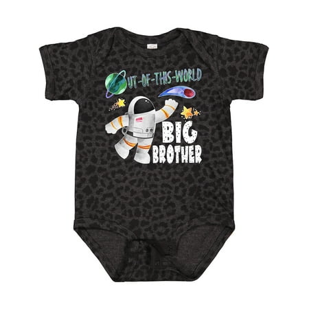 Inktastic Out of This World Big Brother Astronaut in Space Gift Baby Boy Bodysuit