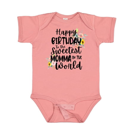 Inktastic Happy Birthday to the Sweetest Momma in the World Gift Baby Girl Bodysuit
Inktastic Happy Birthday to the Sweetest Momma in the World Gift Baby Girl Bodysuit