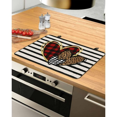 Love Heart Valentines Stove Top Covers for Electric Stove Heat Insulation Fireproof Glass Cooktop Cover Counter Top Glass Stove Cover for Prevent Scratches 29 x21 Farmhouse Leopard Black Striped
Love Heart Valentines Stove Top Covers for Electric Stove Heat Insulation Fireproof Glass Cooktop Cover Counter Top Glass Stove Cover for Prevent Scratches 29 x21 Farmhouse Leopard Black Striped
