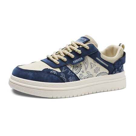 Men‘s Color Block Trendy Lace Up Skate Shoes Lightweight Comfy Non-slip Sneakers Spring And Summer
Men‘s Color Block Trendy Lace Up Skate Shoes Lightweight Comfy Non-slip Sneakers Spring And Summer