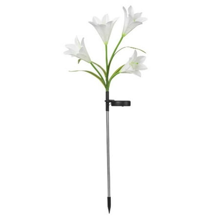 Decorative Waterproof Color Changing Outdoor Lily Solar Flower Lights Upgraded Version Solar Powered Lamps Solar Garden Lights WHITE
Decorative Waterproof Color Changing Outdoor Lily Solar Flower Lights Upgraded Version Solar Powered Lamps Solar Garden Lights WHITE