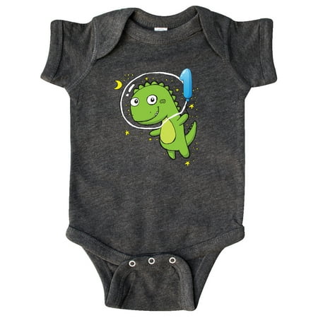 Inktastic Dinosaur Astronaut 1st Gift Baby Boy or Baby Girl Bodysuit