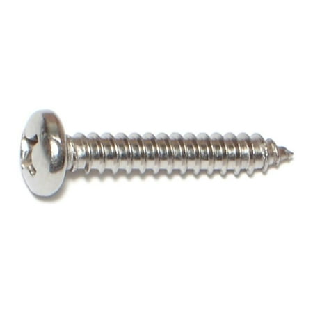 #12 x 1-1/4 18-8 Stainless Steel Phillips Pan Head Sheet Metal Screws SMSPSS-418
#12 x 1-1/4 18-8 Stainless Steel Phillips Pan Head Sheet Metal Screws SMSPSS-418