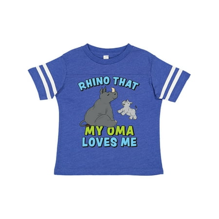 Inktastic Rhino That My Oma Loves Me with Cute Rhinos Gift Toddler Boy or Toddler Girl T-Shirt
Inktastic Rhino That My Oma Loves Me with Cute Rhinos Gift Toddler Boy or Toddler Girl T-Shirt