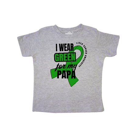 Inktastic I Wear Green For My Papa Liver Cancer Awareness Gift Toddler Boy or Toddler Girl T-Shirt
Inktastic I Wear Green For My Papa Liver Cancer Awareness Gift Toddler Boy or Toddler Girl T-Shirt