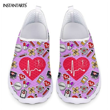 New Style Women Flats Shoes Nursing Heart Rate Printing Casual Footwear Female Nurse Print Shoe Sneakers Light
New Style Women Flats Shoes Nursing Heart Rate Printing Casual Footwear Female Nurse Print Shoe Sneakers Light