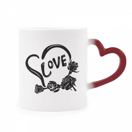 April Classic Black Valentines Day Heat Sensitive Mug Red Color Changing Stoneware Cup
April Classic Black Valentines Day Heat Sensitive Mug Red Color Changing Stoneware Cup