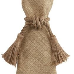 Jute Tassels Napkin Rings - Set of 6