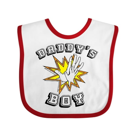 Inktastic Daddy s Boy High Five Blast Gift Baby Boy or Baby Girl Bib