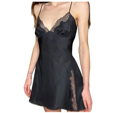 Valentines Day Gifts! UHUYA Sexy Lingerie For Women Lingerie Sets Ladies Cute Girl Solid Erotic Lingerie Lace V-neck Sexy Silk Hollow Nightdress Suspender Skirt Black L
Valentines Day Gifts! UHUYA Sexy Lingerie For Women Lingerie Sets Ladies Cute Girl Solid Erotic Lingerie Lace V-neck Sexy Silk Hollow Nightdress Suspender Skirt Black L