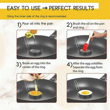 egg rings 5 Pack Non-Stick Egg Rings for Griddle Frying Egg Maker Molds Egg Rings for Frying Cooking Eggs Breakfast Sandwich Etc
egg rings 5 Pack Non-Stick Egg Rings for Griddle Frying Egg Maker Molds Egg Rings for Frying Cooking Eggs Breakfast Sandwich Etc
