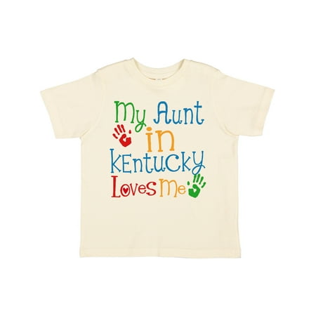 Inktastic My Aunt in Kentucky Loves Me Gift Toddler Boy or Toddler Girl T-Shirt