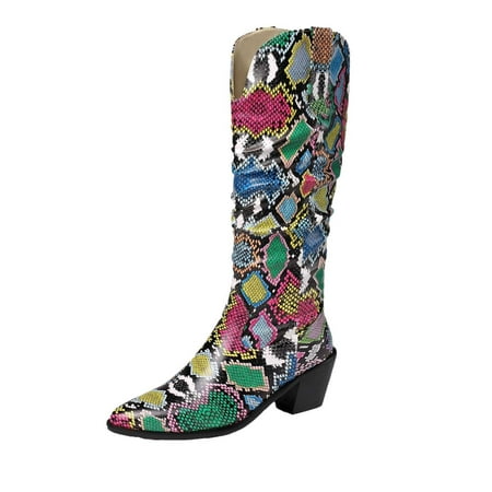 Rdeuod Women S Shoes Fashion Large Size Boots Women Long Tube Snake Print Low Heeled
Rdeuod Women S Shoes Fashion Large Size Boots Women Long Tube Snake Print Low Heeled