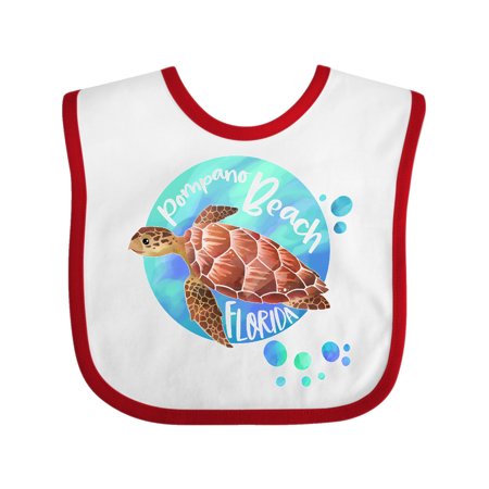 Inktastic Pompano Beach Florida Swimming Sea Turtle with Bubbles Gift Baby Boy or Baby Girl Bib
Inktastic Pompano Beach Florida Swimming Sea Turtle with Bubbles Gift Baby Boy or Baby Girl Bib