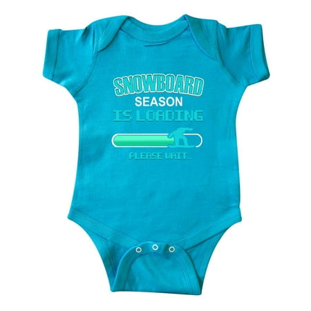 Inktastic Snowboarding Season Winter Gift Baby Boy or Baby Girl Bodysuit