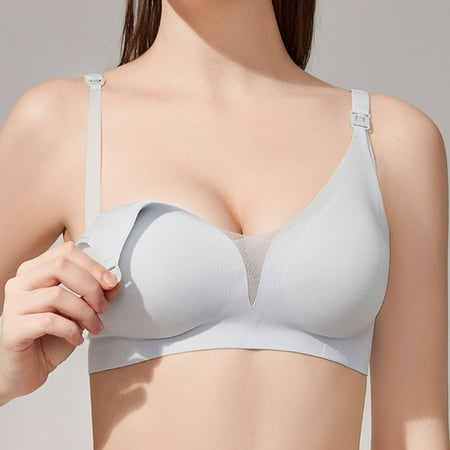 jsaierl Bras for Women Wireless Push Up T-shirt Bras Seamless Full Coverage Bralettes Stretch Breathable Full Figure Bras Front Closure Nursing Bra
jsaierl Bras for Women Wireless Push Up T-shirt Bras Seamless Full Coverage Bralettes Stretch Breathable Full Figure Bras Front Closure Nursing Bra