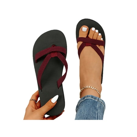 Rotosw Women Thong Sandals Slip On Flat Sandal Beach Flip-flops Lightweight Summer Shoes Home Casual Red 5.5
Rotosw Women Thong Sandals Slip On Flat Sandal Beach Flip-flops Lightweight Summer Shoes Home Casual Red 5.5