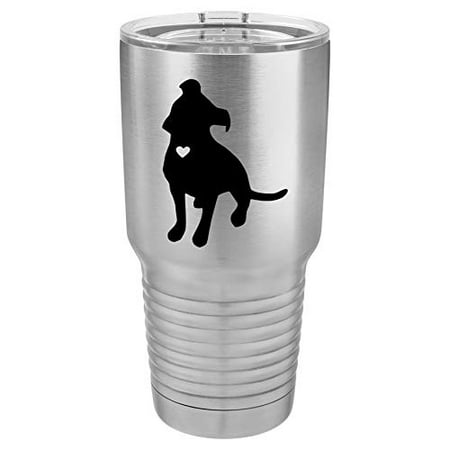 Tumbler Stainless Steel Vacuum Insulated Travel Mug Cute Pitbull With Heart (Stainless Steel 30 oz)
Tumbler Stainless Steel Vacuum Insulated Travel Mug Cute Pitbull With Heart (Stainless Steel 30 oz)