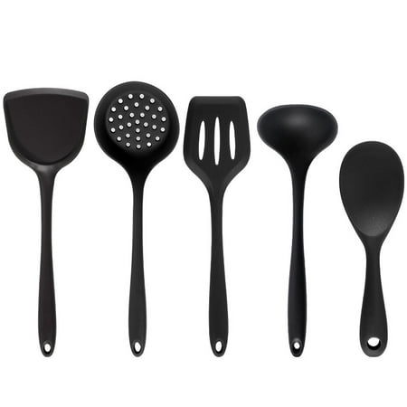 Premium Silicone Kitchen Tool and Utensil Set 7 Piece Pastel Spoon+shovel+soup spoon+leaking spoon+small shovel black
Premium Silicone Kitchen Tool and Utensil Set 7 Piece Pastel Spoon+shovel+soup spoon+leaking spoon+small shovel black