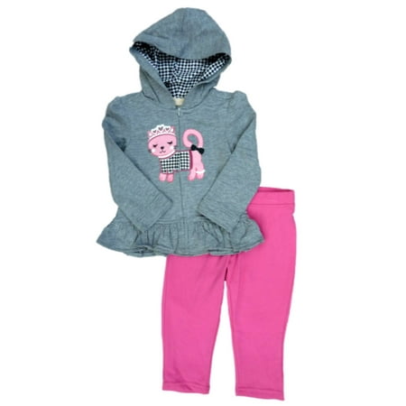 Kids Headquarters Infant Girls 2 PC Cat Hoodie Sweatshirt Jacket & Leggings 12m
Kids Headquarters Infant Girls 2 PC Cat Hoodie Sweatshirt Jacket & Leggings 12m