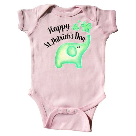 Inktastic Happy St. Patrick s Day- green elephant Gift Baby Boy or Baby Girl Bodysuit
Inktastic Happy St. Patrick s Day- green elephant Gift Baby Boy or Baby Girl Bodysuit