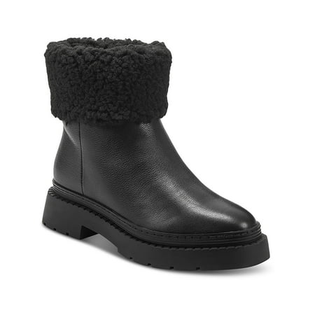 Marc Fisher LTD Womens Vina Leather Faux Fur Lined Winter & Snow Boots