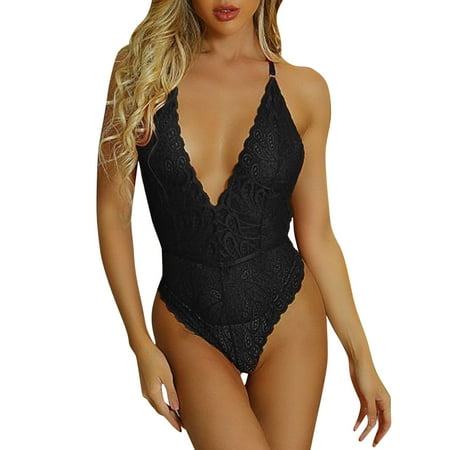 Fsqjgq Women Sleepwear Women Night Wears Mesh Lingerie Lace Transparent Deep V Neck Backless Jumpsuit Underwear Lingerie Rompers for Women Polyester Black M
Fsqjgq Women Sleepwear Women Night Wears Mesh Lingerie Lace Transparent Deep V Neck Backless Jumpsuit Underwear Lingerie Rompers for Women Polyester Black M