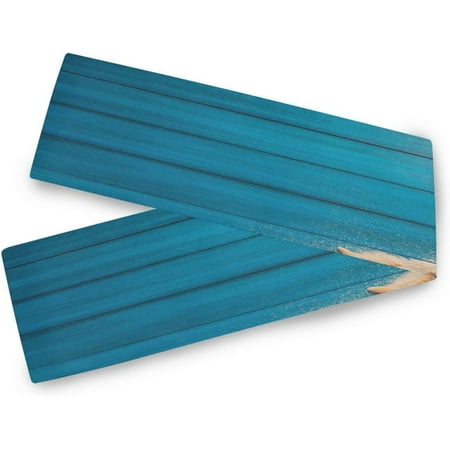 Hyjoy Table Runner Summer Starfish Blue Wooden Machine Washable Non-Slip Farmhouse Table Runners for Dinner Party Holidays Home Decor 13 x 70 Inch
Hyjoy Table Runner Summer Starfish Blue Wooden Machine Washable Non-Slip Farmhouse Table Runners for Dinner Party Holidays Home Decor 13 x 70 Inch
