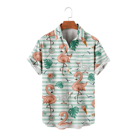 MLFU Toddler Boys Hawaiian Shirts Short Sleeve Button Down Casual Flamingo Printed Tees Breathable Polo Shirts Up to 8XL
MLFU Toddler Boys Hawaiian Shirts Short Sleeve Button Down Casual Flamingo Printed Tees Breathable Polo Shirts Up to 8XL
