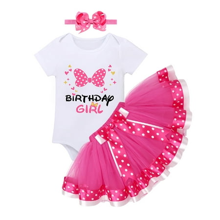 FYMNSI Baby Girl Toddler Kids 1/2 1st 2nd Birthday Cake Smash Outfit Short Sleeve Romper Tutu Skirt Bowknot Headband 3pcs Set 1 Year Hot Pink
FYMNSI Baby Girl Toddler Kids 1/2 1st 2nd Birthday Cake Smash Outfit Short Sleeve Romper Tutu Skirt Bowknot Headband 3pcs Set 1 Year Hot Pink