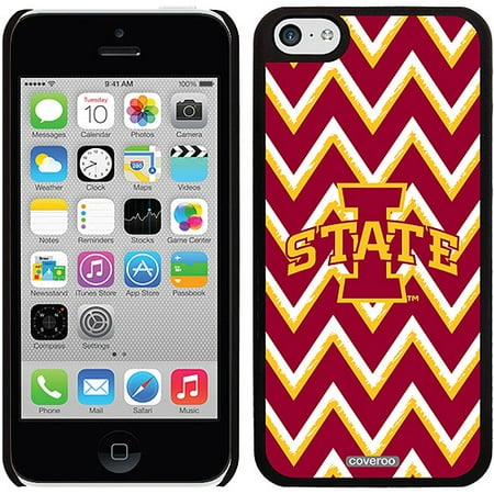 Iowa State Sketchy Chevron Design on iPhone 5c Thinshield Snap-On Case by Coveroo