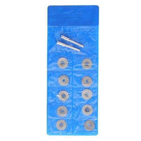 10PCS Thin Diamond Cutting Disc with Rod Round Grinding Sanding Wheel for Wood Metal Stone 16mm / 0.6in
10PCS Thin Diamond Cutting Disc with Rod Round Grinding Sanding Wheel for Wood Metal Stone 16mm / 0.6in