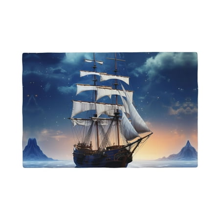 Table Placemats Set of 4 - Moonlit Night Sea Sailboat 12x18 In Faux Linen Double Heat Resistant Place Mats Cloth Indoor/Outdoor Placemats Washable Table Mats for Dining Kitchen Party
Table Placemats Set of 4 - Moonlit Night Sea Sailboat 12x18 In Faux Linen Double Heat Resistant Place Mats Cloth Indoor/Outdoor Placemats Washable Table Mats for Dining Kitchen Party