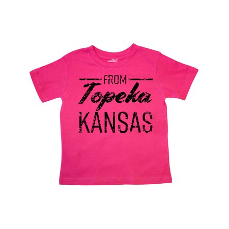 Inktastic From Topeka Kansas in Black Distressed Text Gift Toddler Boy or Toddler Girl T-Shirt
Inktastic From Topeka Kansas in Black Distressed Text Gift Toddler Boy or Toddler Girl T-Shirt