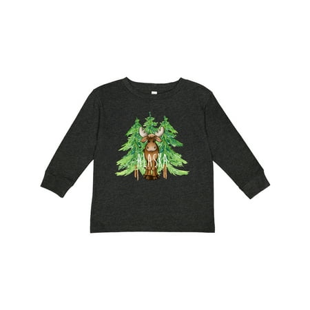 Inktastic Alaska Moose and Trees Gift Toddler Boy or Toddler Girl Long Sleeve T-Shirt
Inktastic Alaska Moose and Trees Gift Toddler Boy or Toddler Girl Long Sleeve T-Shirt