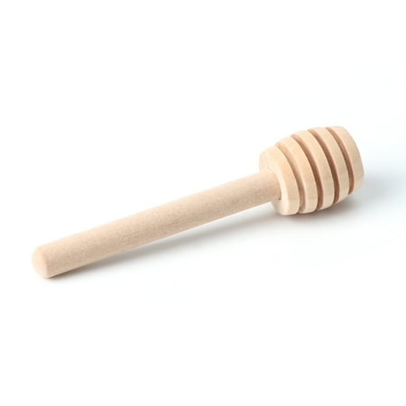 Wood Honey Dipper Wooden Stick Spoon Dip Drizzler Server Spoon Long Handle