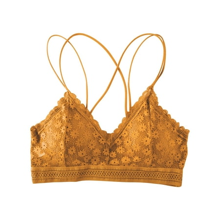 LWZWM Lace Bralettes for Women Fashion Comfortable Breathable No Underwire Lace Flowers Bra Running Bra Everyday Underwear Yellow One Size
LWZWM Lace Bralettes for Women Fashion Comfortable Breathable No Underwire Lace Flowers Bra Running Bra Everyday Underwear Yellow One Size