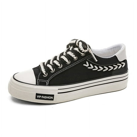 Wod women s canvas shoes comfortable fashionable and breathable classic casual shoes black
Wod women s canvas shoes comfortable fashionable and breathable classic casual shoes black