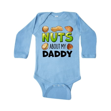 Inktastic Nuts About My Daddy Peanut Almond Pistachio Gift Baby Boy or Baby Girl Long Sleeve Bodysuit
Inktastic Nuts About My Daddy Peanut Almond Pistachio Gift Baby Boy or Baby Girl Long Sleeve Bodysuit