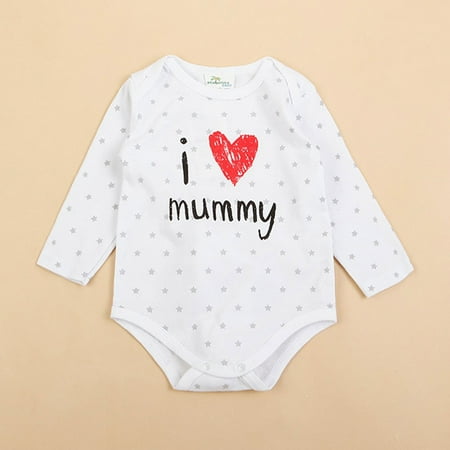 Wolfast Promotion Newborn Infant Baby Boys Girls Valentines Heart Letter Printing Romper Bodysuit
Wolfast Promotion Newborn Infant Baby Boys Girls Valentines Heart Letter Printing Romper Bodysuit