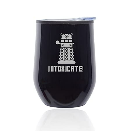 Stemless Wine Tumbler Coffee Travel Mug Glass with Lid Intoxicate Funny (Black Midnight)
Stemless Wine Tumbler Coffee Travel Mug Glass with Lid Intoxicate Funny (Black Midnight)