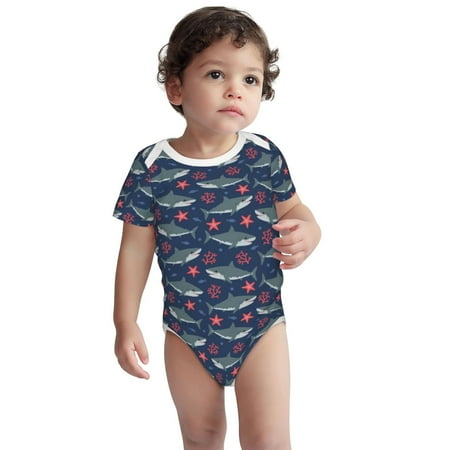 Haiem Party Shark Cute Printed Unisex-Baby Short Sleeve Onesies Bodysuits Unisex Babies Snap-Up Rompers-3 Months
Haiem Party Shark Cute Printed Unisex-Baby Short Sleeve Onesies Bodysuits Unisex Babies Snap-Up Rompers-3 Months