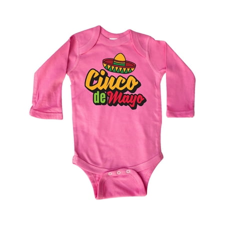 Inktastic Cinco De Mayo with Sombrero Gift Baby Boy or Baby Girl Long Sleeve Bodysuit
Inktastic Cinco De Mayo with Sombrero Gift Baby Boy or Baby Girl Long Sleeve Bodysuit
