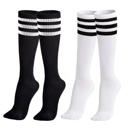 SIVGULERIIE Knee High Socks for Women Athletics Striped Tube Socks Cotton Soft Fit For Running Hiking Cycling 2 Pairs
SIVGULERIIE Knee High Socks for Women Athletics Striped Tube Socks Cotton Soft Fit For Running Hiking Cycling 2 Pairs