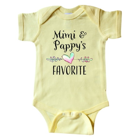 Inktastic Mimi and Papa s Favorite- Heart Grandchild Gift Baby Boy or Baby Girl Bodysuit
Inktastic Mimi and Papa s Favorite- Heart Grandchild Gift Baby Boy or Baby Girl Bodysuit