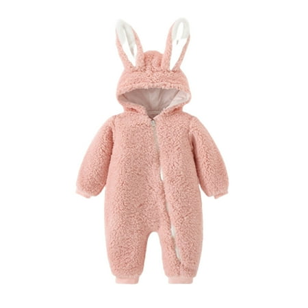 Kid s Plush Jumpsuit with Cute Bunny Ears Hood Zipper Onesie Pajamas Child s Home Suit Long Sleeve Winter Bodysuit Solid Color for Sleeping Daily Pink 66cm
Kid s Plush Jumpsuit with Cute Bunny Ears Hood Zipper Onesie Pajamas Child s Home Suit Long Sleeve Winter Bodysuit Solid Color for Sleeping Daily Pink 66cm