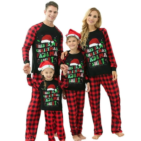 wsevypo Christmas Pajamas for 2023 Family Matching Outfits Xmas Long Sleeve Family Jammies Matching Holiday Pajamas
wsevypo Christmas Pajamas for 2023 Family Matching Outfits Xmas Long Sleeve Family Jammies Matching Holiday Pajamas