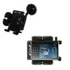 Gomadic Brand Flexible Car Auto Windshield Holder Mount designed for the Creative Zen X-Fi with Wireless LAN - Gooseneck Suction Cup Style Cradle